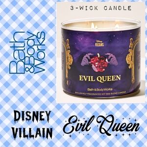 BBW Disney Villain Evil Queen 3-Wick Candle